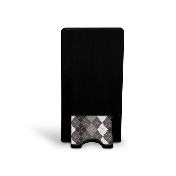 Modern Chic Argyle Phone Stand - Back
