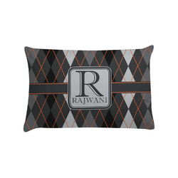 Modern Chic Argyle Pillow Case - Standard (Personalized)