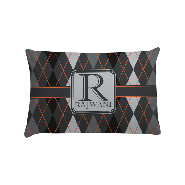 Custom Modern Chic Argyle Pillow Case - Standard (Personalized)