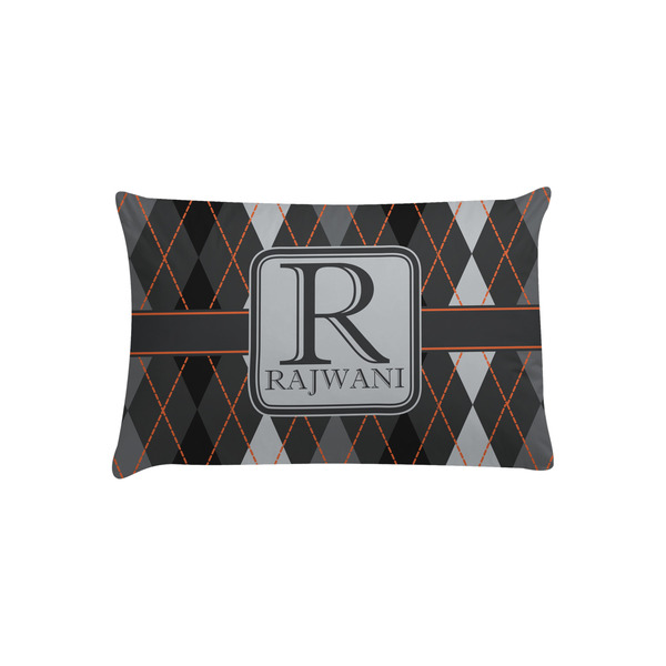 Custom Modern Chic Argyle Pillow Case - Toddler (Personalized)