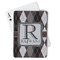 Modern Chic Argyle Playing Cards - Front View