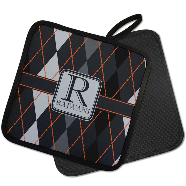 Modern Chic Argyle Pot Holders - PARENT MAIN
