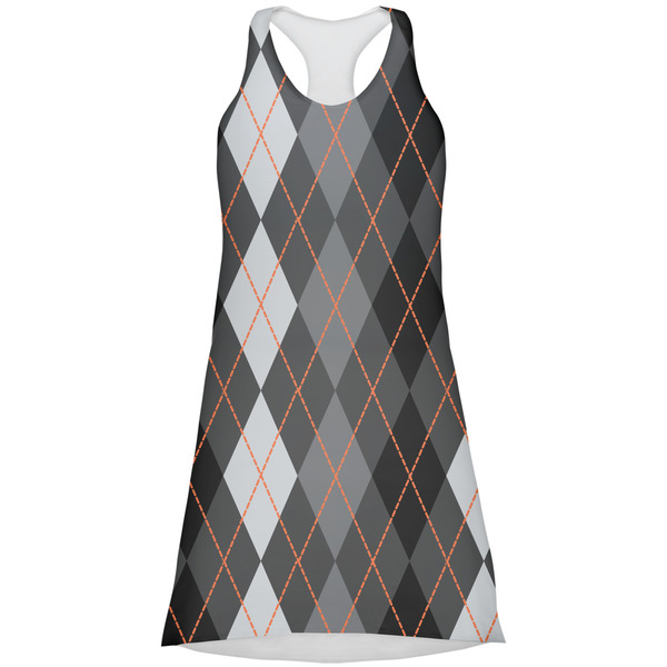 Custom Modern Chic Argyle Racerback Dress - X Small