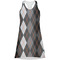 Modern Chic Argyle Racerback Dress - Large