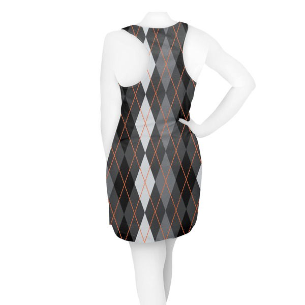 Modern Chic Argyle Racerback Dress - On Model - Back