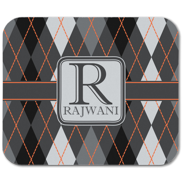 Modern Chic Argyle Rectangular Mouse Pad - APPROVAL