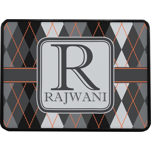 Modern Chic Argyle Rectangular Trailer Hitch Cover (Personalized)