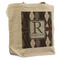 Modern Chic Argyle Reusable Cotton Grocery Bag - Front View