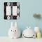 Modern Chic Argyle Rocker Light Switch Covers - Double - IN CONTEXT