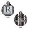 Modern Chic Argyle Round Pet ID Tag - Large - Approval
