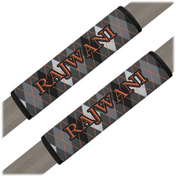 Modern Chic Argyle Seat Belt Covers (Set of 2) (Personalized)
