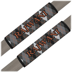 Modern Chic Argyle Seat Belt Covers (Set of 2) (Personalized)