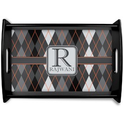 Modern Chic Argyle Wooden Trays (Personalized)