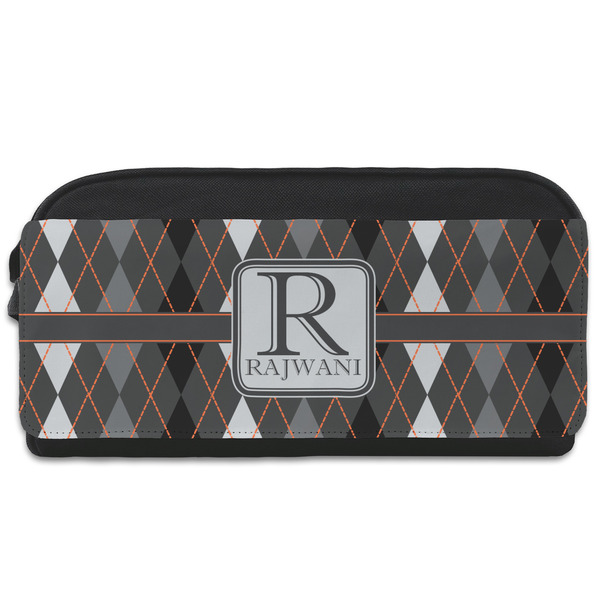 Custom Modern Chic Argyle Shoe Bag (Personalized)