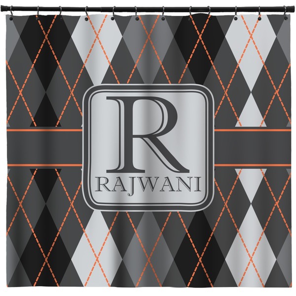 Custom Modern Chic Argyle Shower Curtain - Custom Size (Personalized)