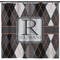 Modern Chic Argyle Shower Curtain (Personalized) (Non-Approval)