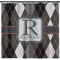Modern Chic Argyle Shower Curtain (Personalized)