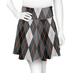 Modern Chic Argyle Skater Skirt - Small