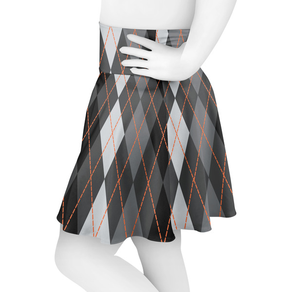 Modern Chic Argyle Skater Skirt - Side