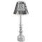 Modern Chic Argyle Small Chandelier Lamp - LIFESTYLE (on candle stick)