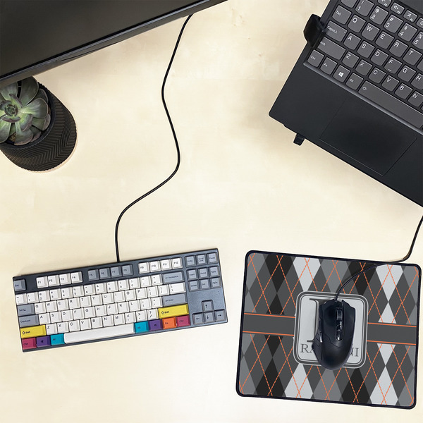 Modern Chic Argyle Small Gaming Mats - LIFESTYLE
