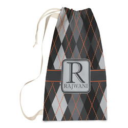 Modern Chic Argyle Laundry Bags - Small (Personalized)