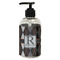 Modern Chic Argyle Plastic Soap / Lotion Dispenser (8 oz - Small - Black) (Personalized)