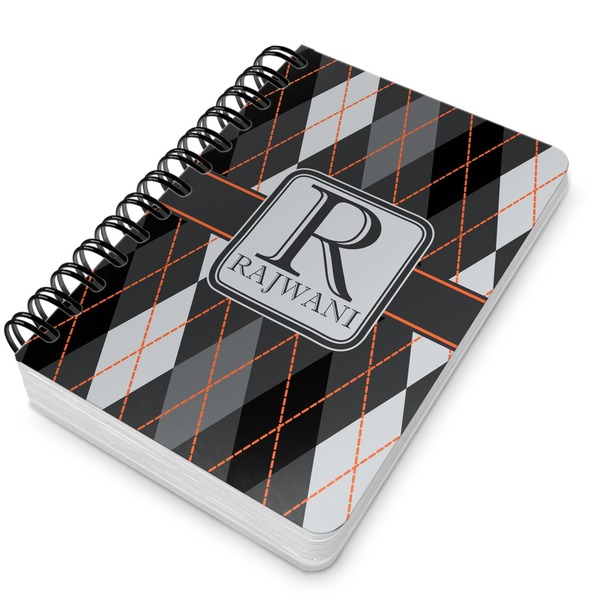 Modern Chic Argyle Spiral Journal 5 x 7 - Main