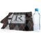 Modern Chic Argyle Sports Towel Folded with Water Bottle