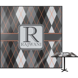 Modern Chic Argyle Square Table Top - 30" (Personalized)