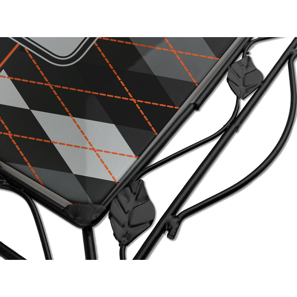 Modern Chic Argyle Square Trivet - Detail