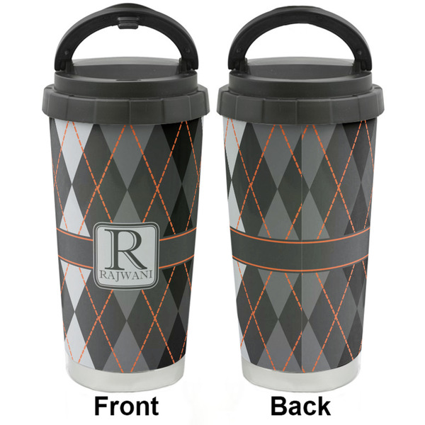 Modern Chic Argyle Stainless Steel Travel Cup - Apvl