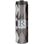 Modern Chic Argyle Stainless Steel Skinny Tumbler - 20 oz (Personalized)