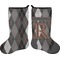 Modern Chic Argyle Holiday Stocking - Double-Sided - Neoprene (Personalized)