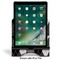 Modern Chic Argyle Stylized Tablet Stand - Front with ipad