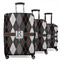 Modern Chic Argyle Suitcase Set 1 - MAIN