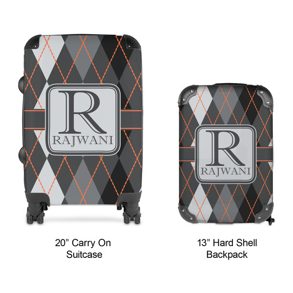 Modern Chic Argyle Suitcase Set 4 - APPROVAL