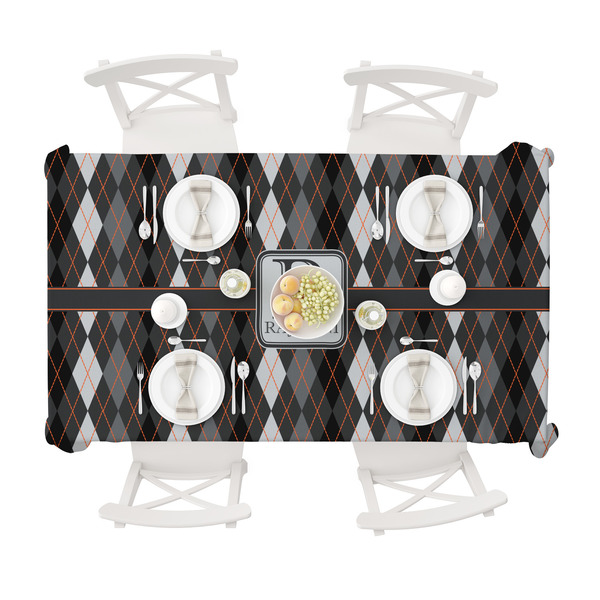 Modern Chic Argyle Tablecloths (58"x102") - TOP VIEW