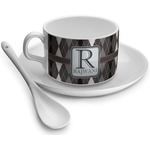 Modern Chic Argyle Tea Cup (Personalized)