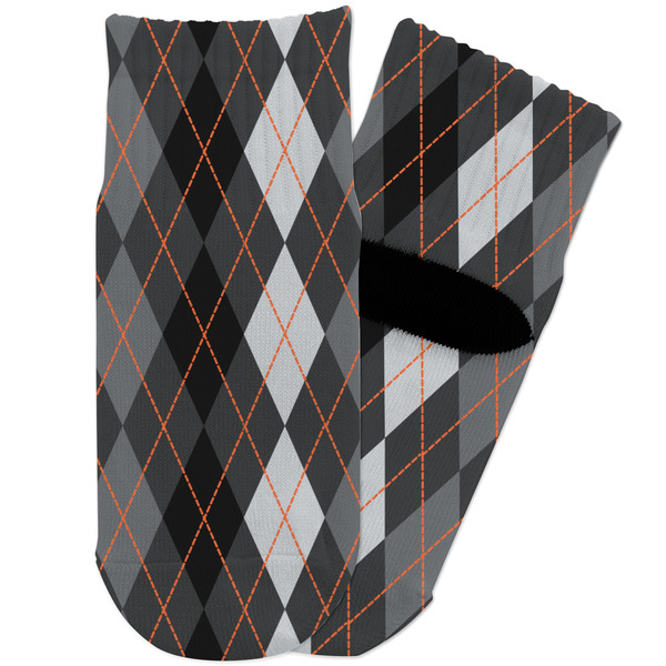 Custom Modern Chic Argyle Toddler Ankle Socks