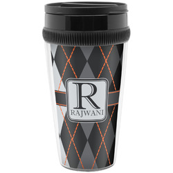 Modern Chic Argyle Acrylic Travel Mug without Handle (Personalized)