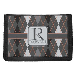 Modern Chic Argyle Trifold Wallet (Personalized)