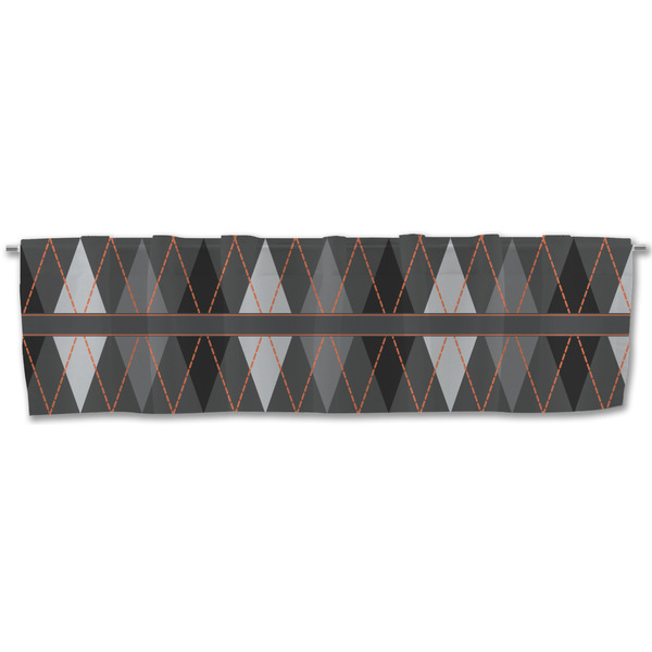 Modern Chic Argyle Valance - Front