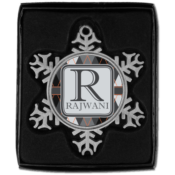 Modern Chic Argyle Vintage Snowflake - In box