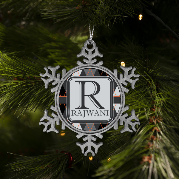 Modern Chic Argyle Vintage Snowflake - (LIFESTYLE)