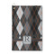 Modern Chic Argyle Waffle Weave Golf Towel (Personalized)