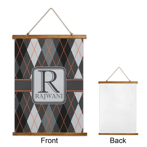 Modern Chic Argyle Wall Hanging Tapestry - Portrait - APPROVAL