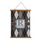 Modern Chic Argyle Wall Hanging Tapestry - Portrait - MAIN