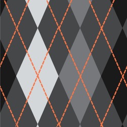 Modern Chic Argyle Wallpaper & Surface Covering (Water Activated 24"x 24" Sample)