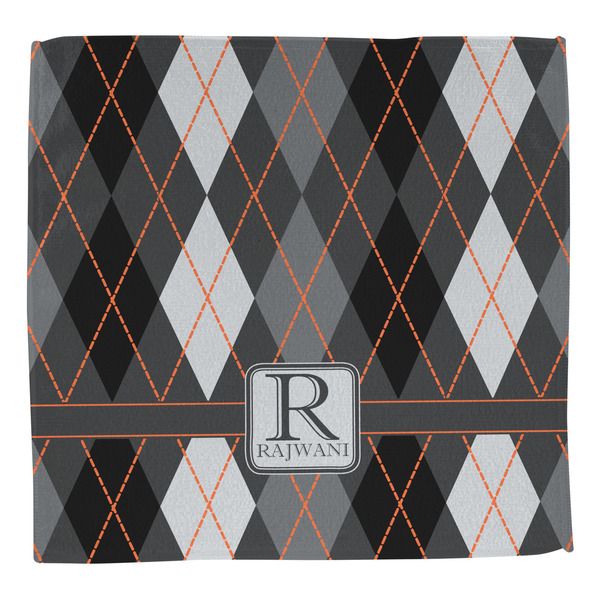 Modern Chic Argyle Washcloth - Front - No Soap